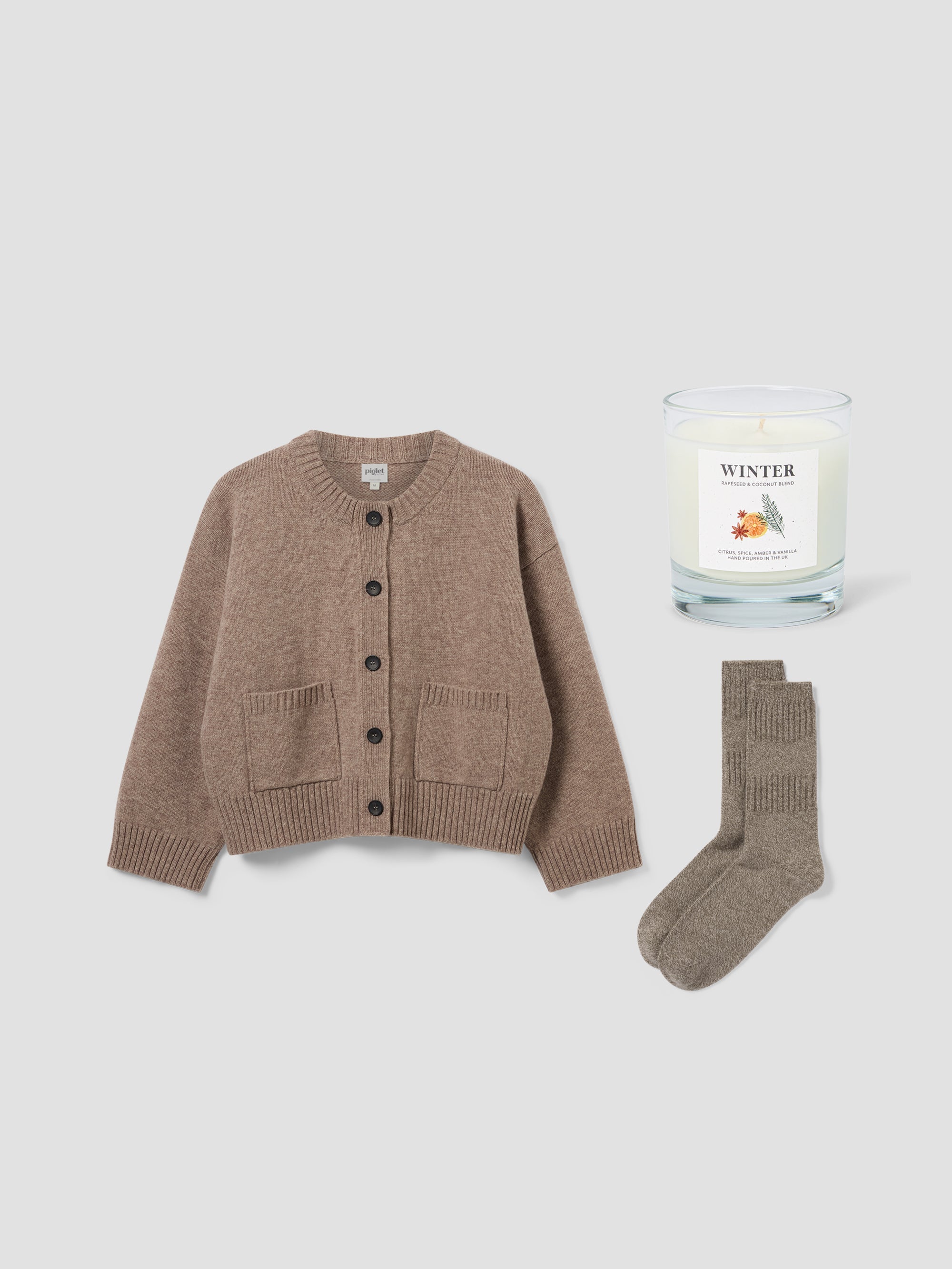 Luxury Cosiness: Sumptuous Heather Brown Knitwear